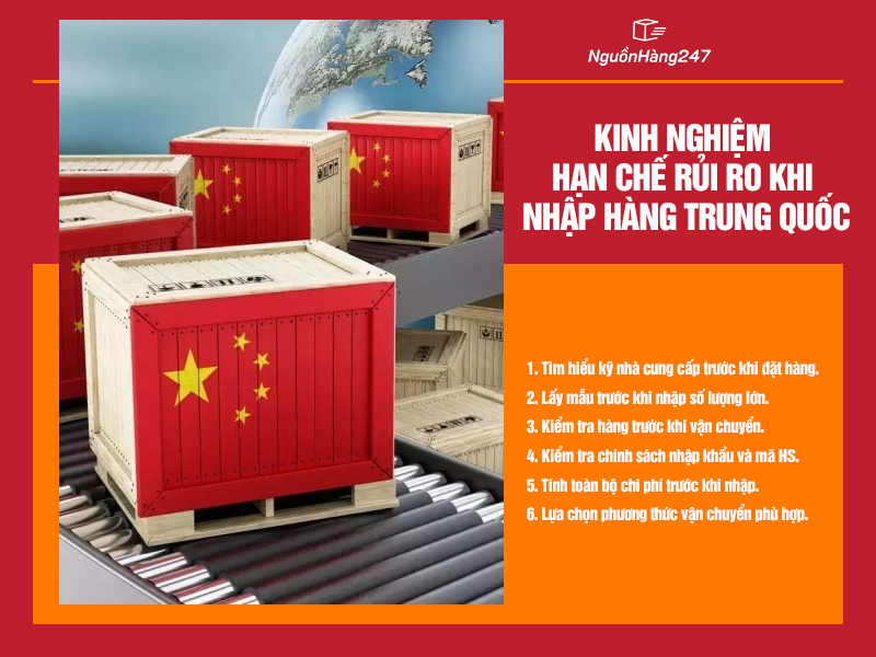 Kinh nghiệm hạn chế khó khăn khi nhập hàng Trung Quốc 