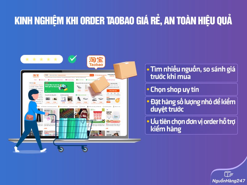 Kinh nghiệm khi Order Taobao giá rẻ, an toàn hiệu quả