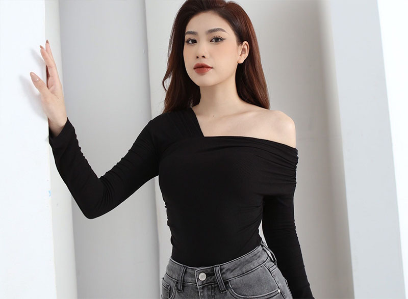 Áo trễ nửa vai quyến rũ