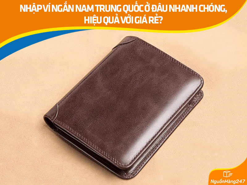 Nhập ví ngắn nam Trung Quốc ở đâu hiệu quả giá rẻ?