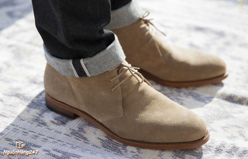 Giày boot da lộn – Chukka boot