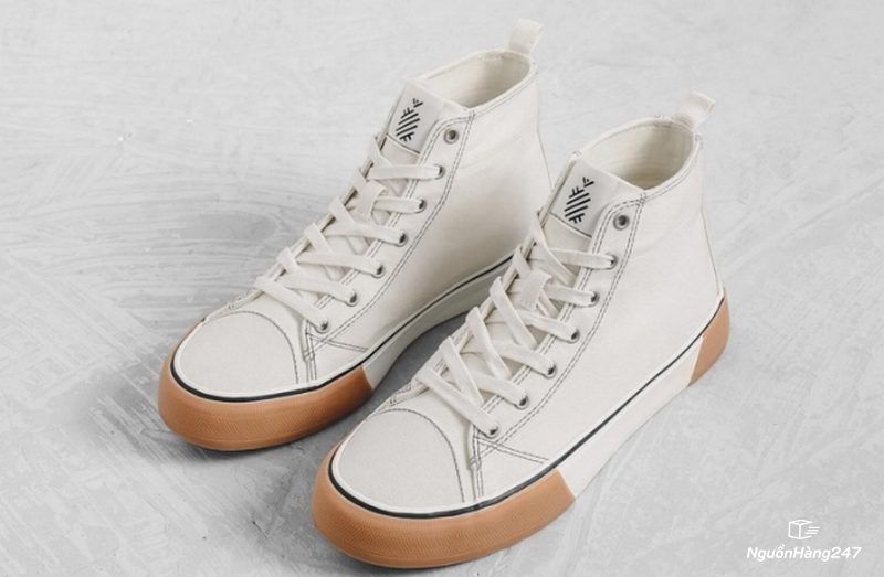 Giày vải đế cao su lưu hóa