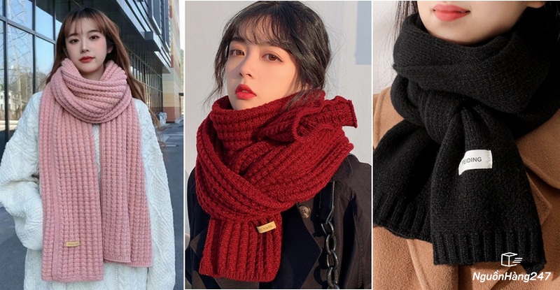 Khăn quàng len nữ