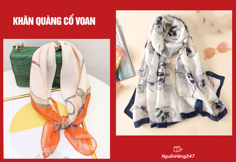 Khăn choàng cổ voan