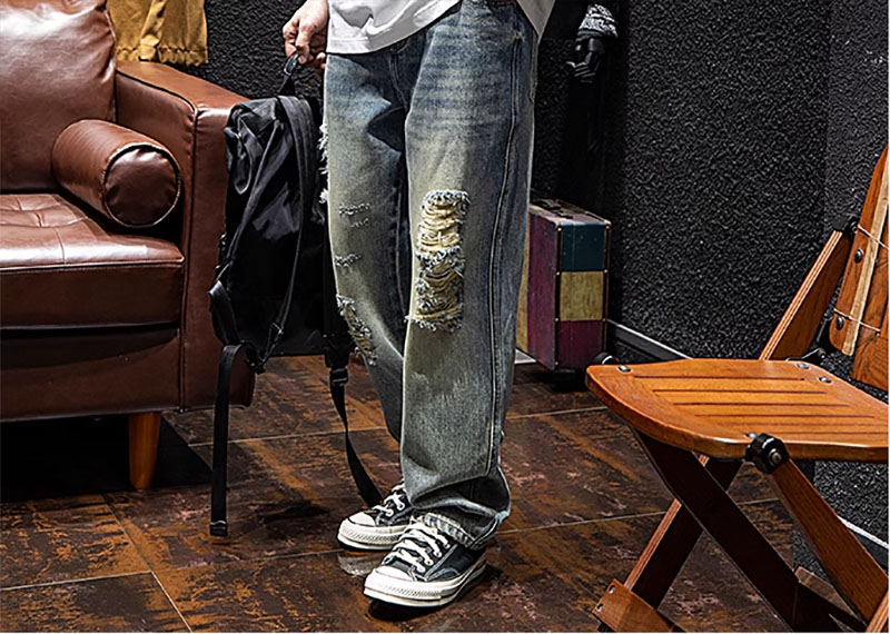 Quần jean rách cho nam