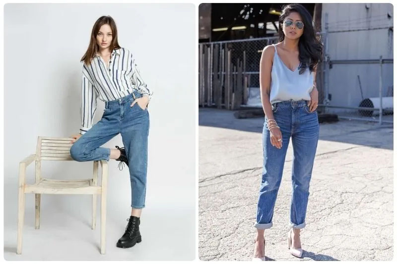 Mẫu quần jean baggy
