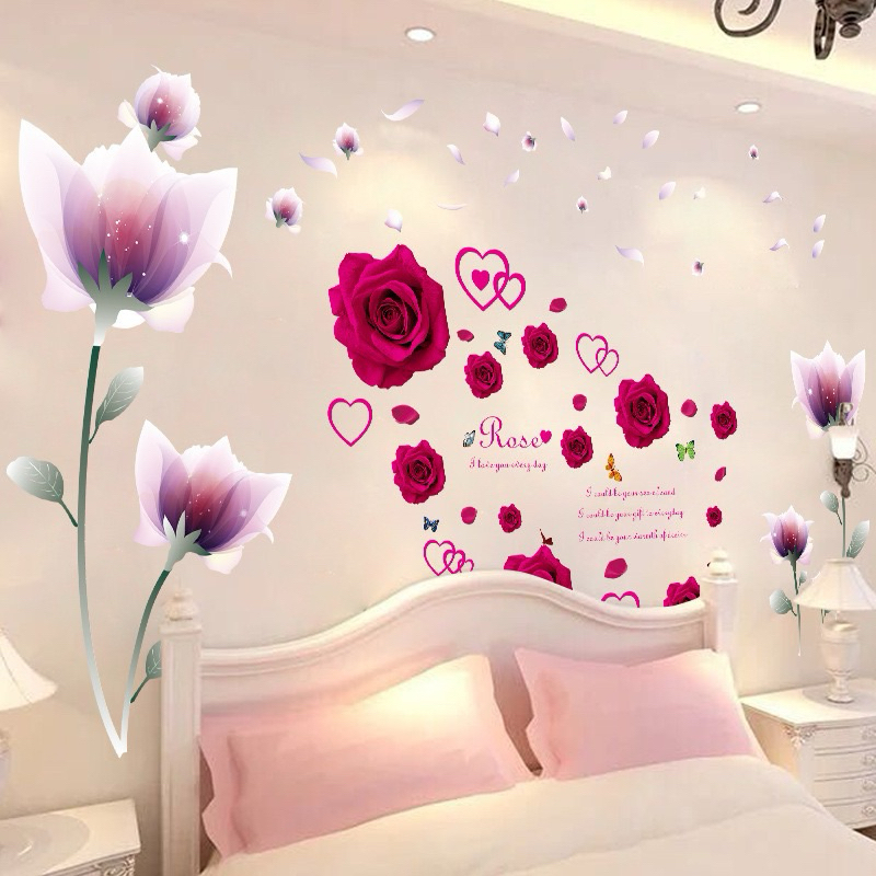 Decal dán tường tại phòng ngủ