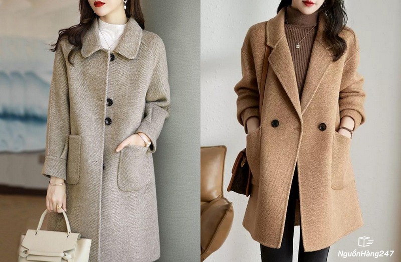 Áo khoác dạ dáng dài