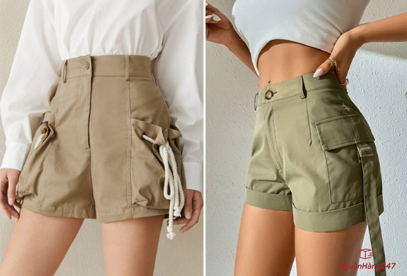Quần short túi hộp