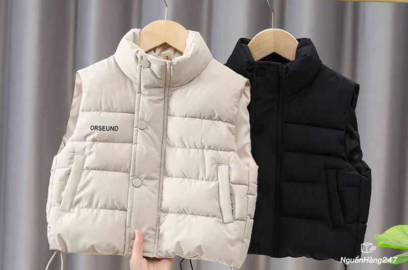 Mẫu áo gile phao thu đông