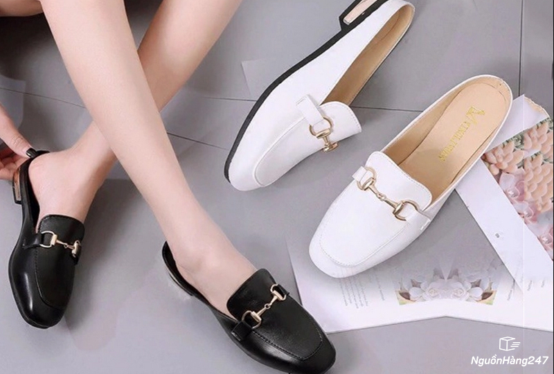 Giày đế bệt có bản to