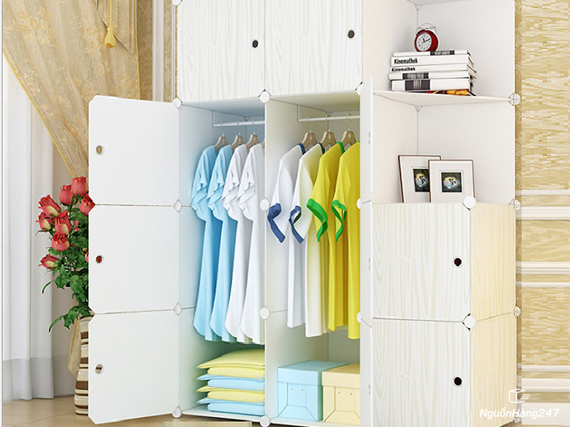 Tủ nhựa lắp ghép 12 ô