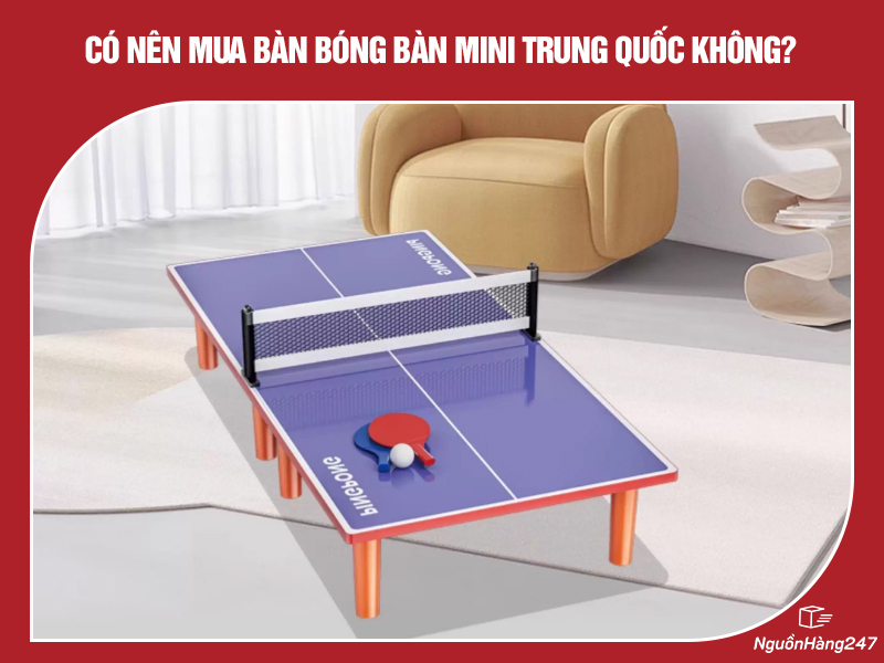 Có nên mua bàn bóng bàn mini Trung Quốc không?