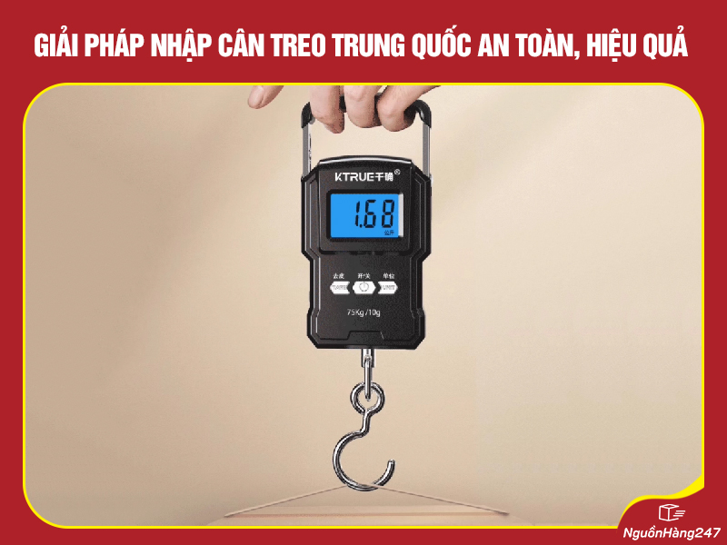 Giải pháp nhập cân treo giá rẻ Trung Quốc an toàn, hiệu quả