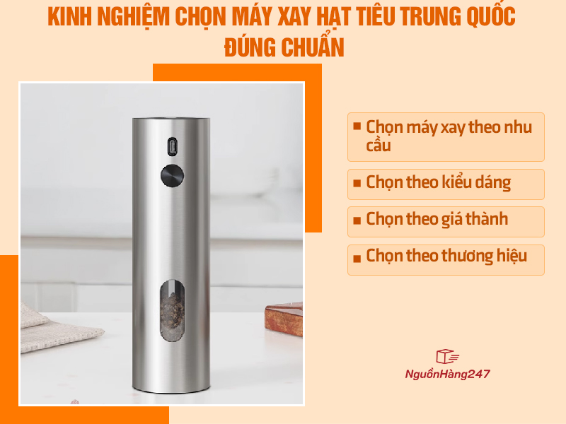 Kinh nghiệm chọn máy xay hạt tiêu giá rẻ Trung Quốc đúng chuẩn