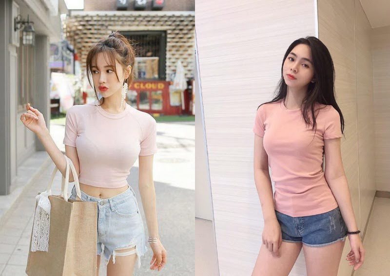 Mẫu áo thun body