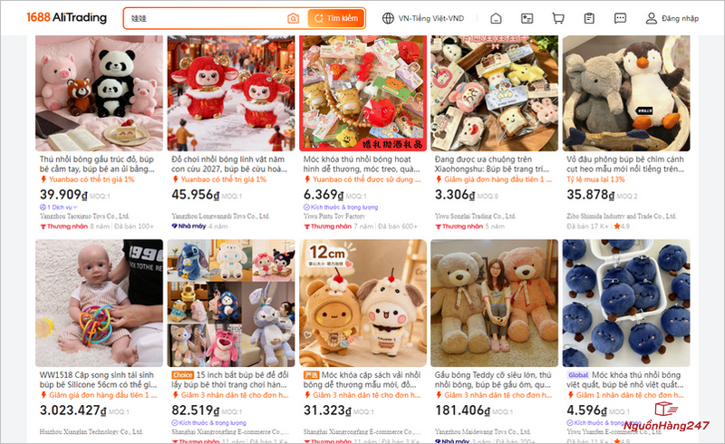 Gợi ý link shop nhập búp bê Trung Quốc online giá sỉ tận gốc
