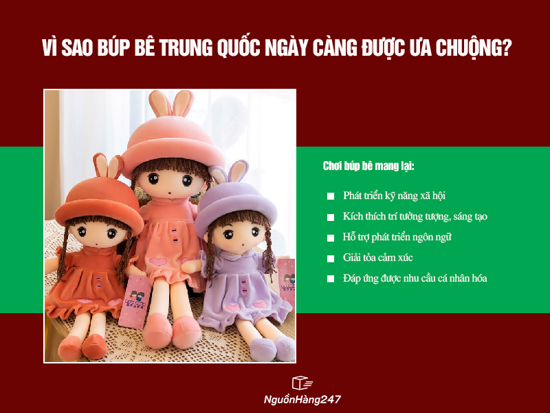 Vì sao búp bê Trung Quốc ngày càng được ưa chuộng?