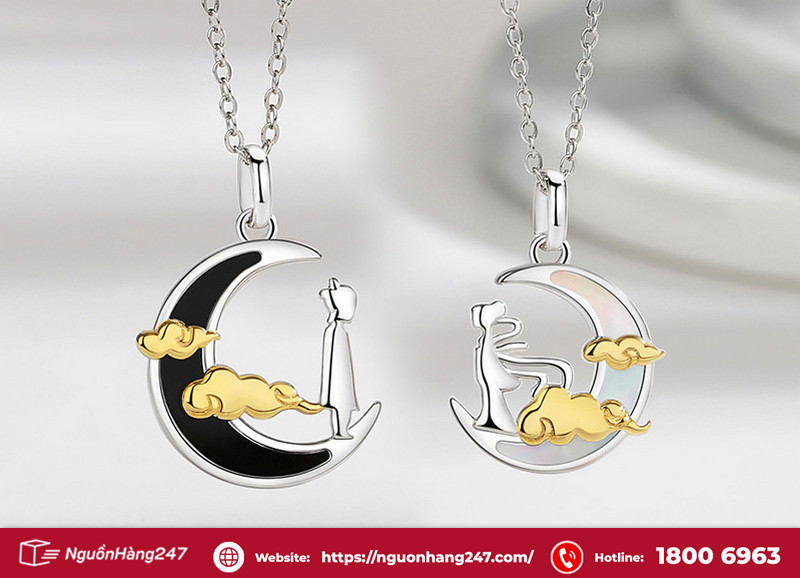 Dây chuyền cặp cho bạn bè, cặp đôi...