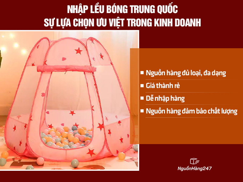 Nhập lều bóng Trung Quốc – Sự lựa chọn ưu việt trong kinh doanh