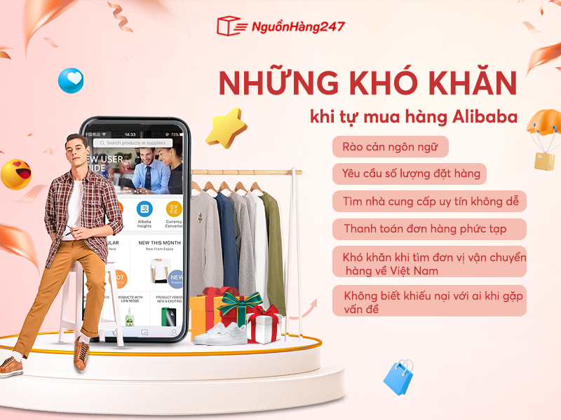 Tự mua hàng Alibaba gặp những khó khăn gì?