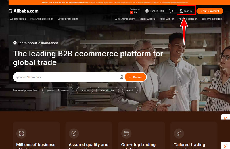 Trang chủ Alibaba