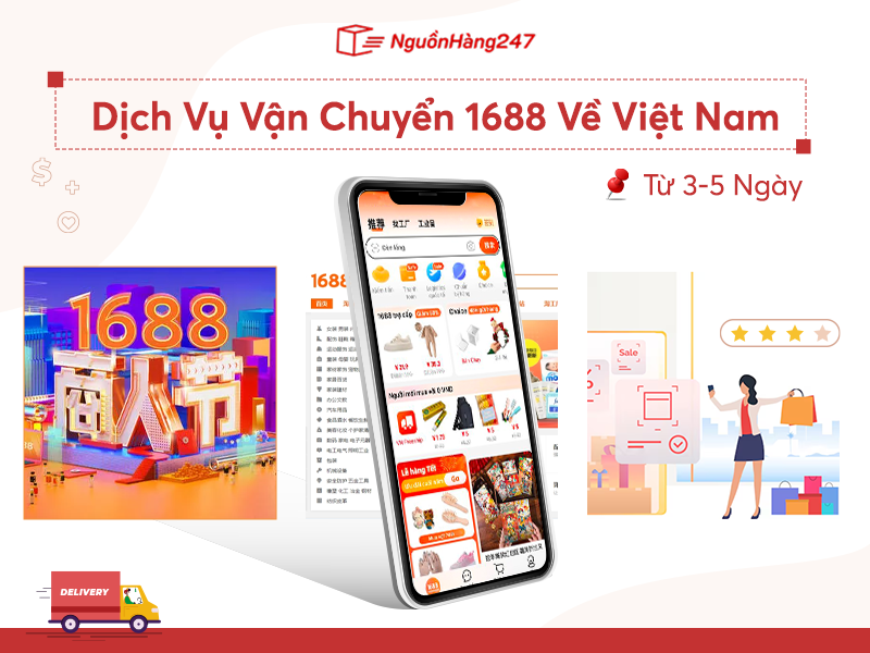 Dịch Vụ Vận Chuyển 1688 Về Việt Nam [Từ 3-5 Ngày]