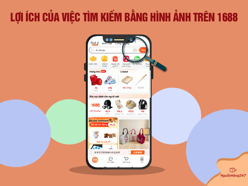 Lợi ích của việc tìm kiếm bằng hình ảnh trên 1688