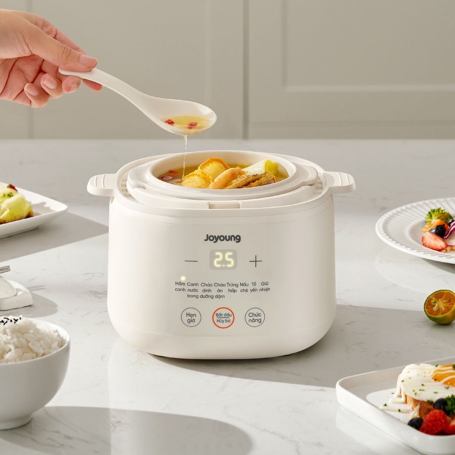 nồi nấu cháo chậm Joyoung