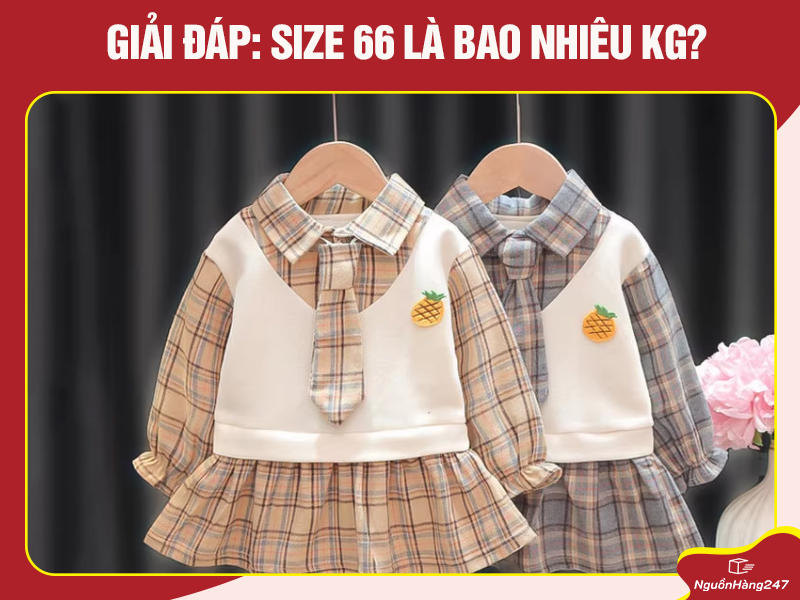 Size 66 là size cho trẻ bao nhiêu kg?