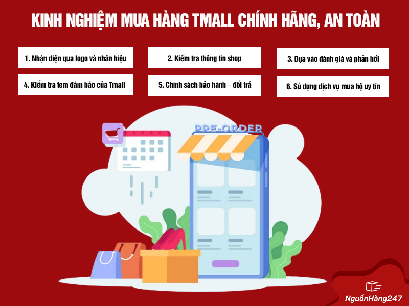 Kinh nghiệm mua hàng Tmall chính hãng, an toàn