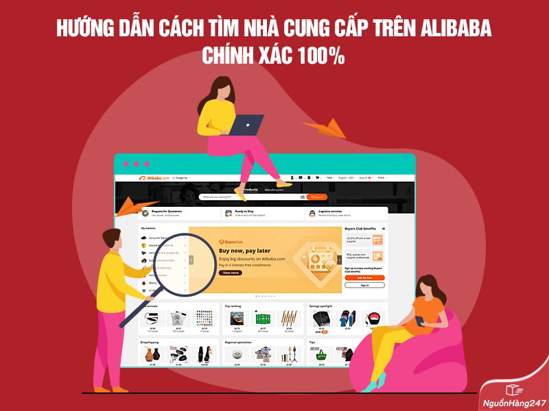 Cách tìm nhà cung cấp trên Alibaba