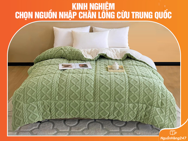 Kinh nghiệm lựa chọn nguồn nhập chăn lông cừu Trung Quốc 