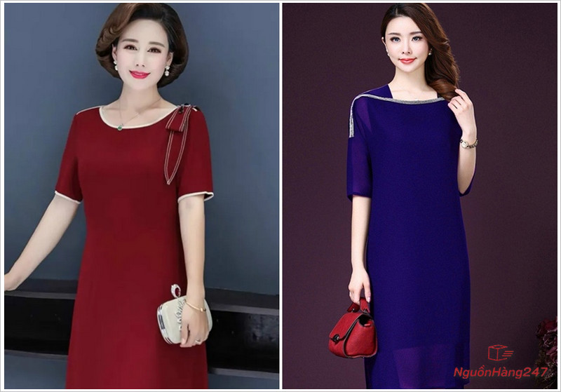 Đầm suông chữ A