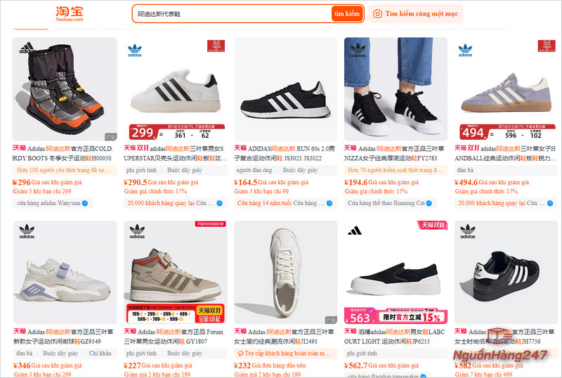 Địa chỉ mua giày Adidas rep 1:1 uy tín, chất lượng