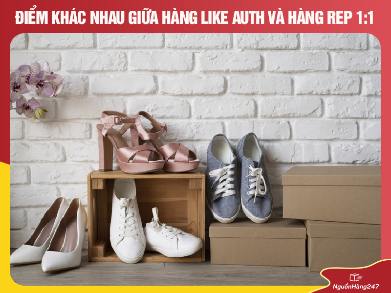 Điểm khác nhau giữa hàng Like Auth và hàng rep 1:1