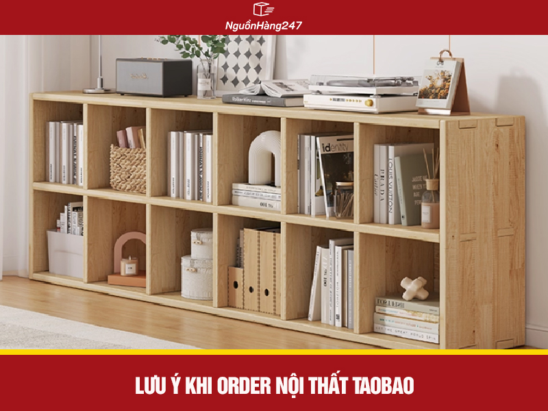 Lưu ý khi order nội thất Taobao