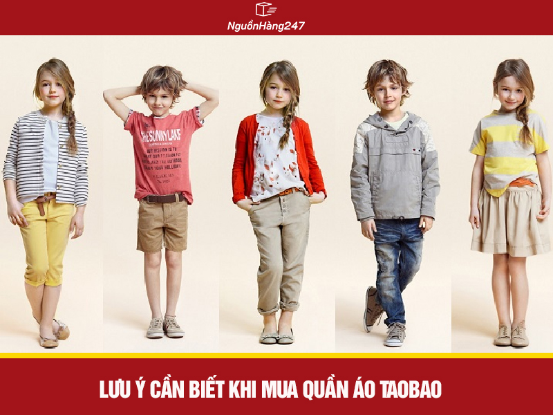 Lưu ý khi mua quần áo taobao