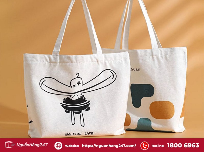 Mẫu túi xách vải thô 