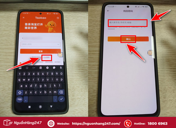 Tiếp tục nhập email