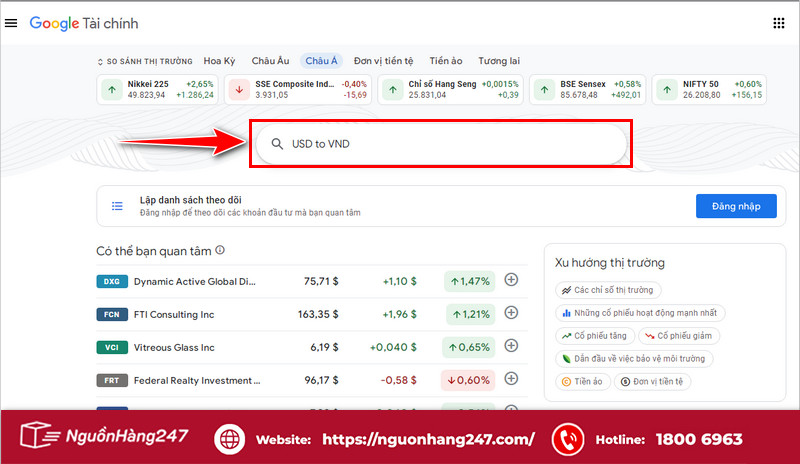 Quy đổi tiền tệ