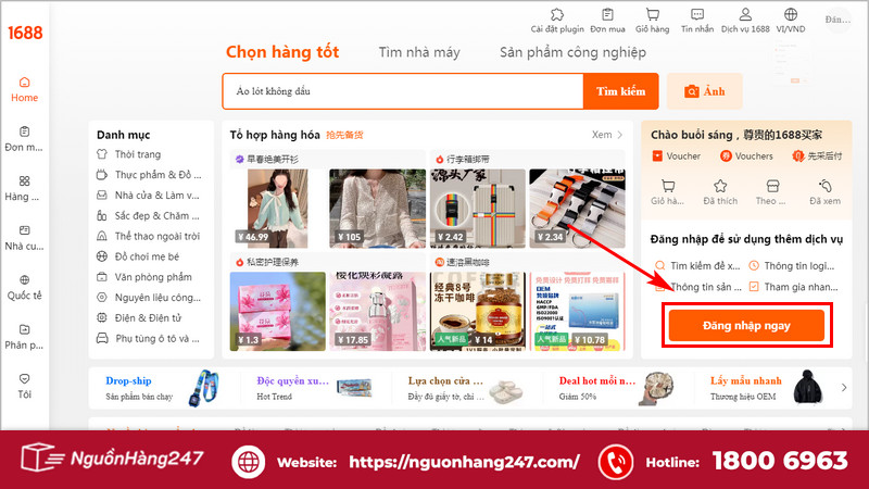 Bắt đầu việc đăng ký tài khoản