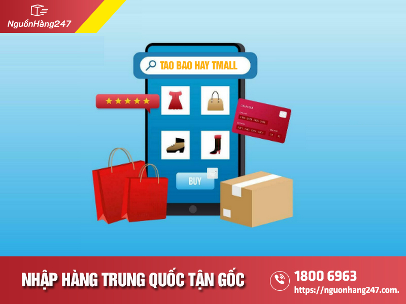 Nên mua hàng Tmall hay Taobao?