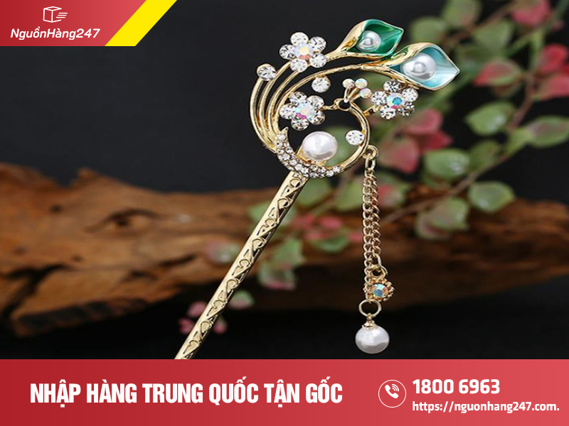 Trâm cài tóc hình chim phượng