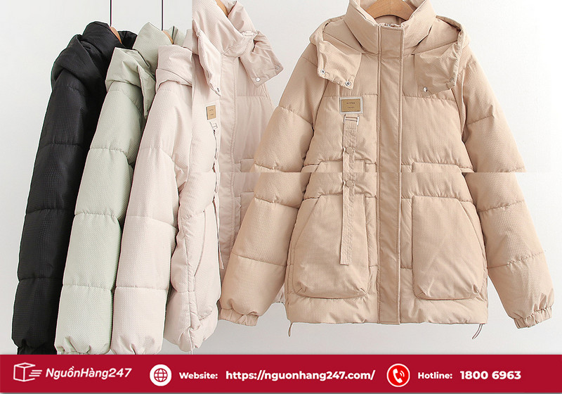 Áo khoác phao taobao