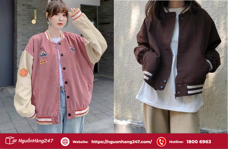 Áo khoác bomber taobao