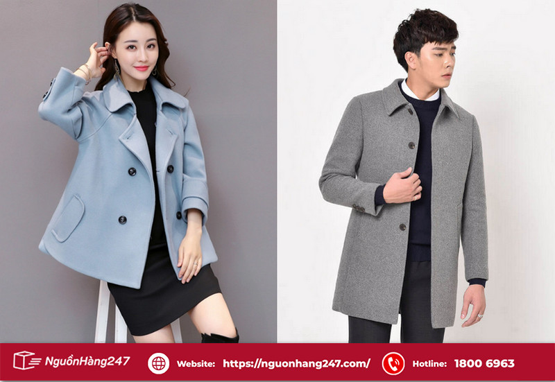 Áo khoác dạ taobao