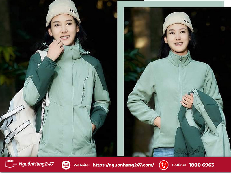 Áo khoác gió taobao