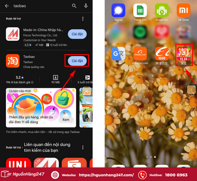 Tải app Taobao