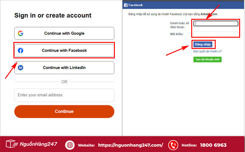 Đăng nhập bằng Facebook